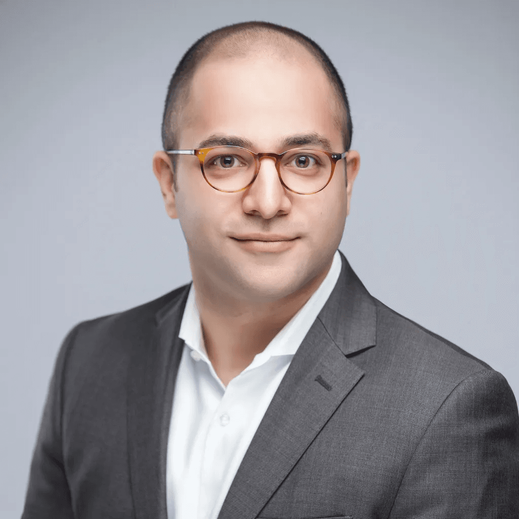 Portrait of Ali Maserrat, Director & Project Manager, in Toronto.