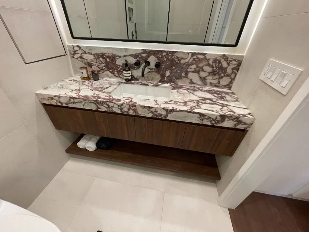 Bathroom vanity and finish upgrade in Toronto